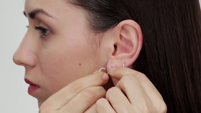 how to take off earrings that are stuck
